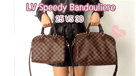 lv speedy b 25 vs 30|Louis Vuitton Speedy 25 &30 Comparison Review .